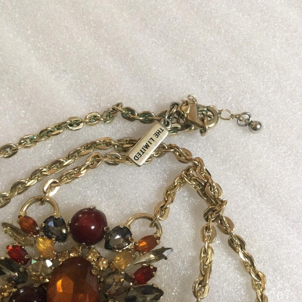 The Limited Rhinestone Necklace - Picture 3 of 4